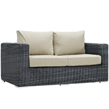 Load image into Gallery viewer, Summon 5 Piece Outdoor Patio Sunbrella¨ Sectional Set by Modway