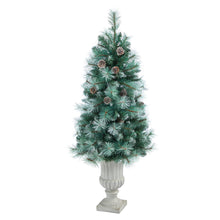 Load image into Gallery viewer, 4.5' Frosted Tip British Columbia Mountain Pine Artificial Christmas Tree
