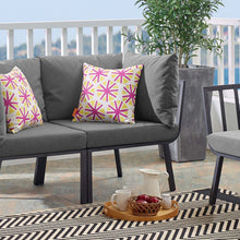 Load image into Gallery viewer, Riverside Outdoor Patio Aluminum Corner Chair by Modway