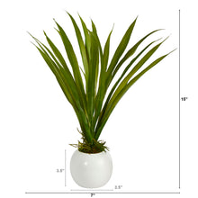 Load image into Gallery viewer, 15" Grass Artificial Plant in Decorative Planter
