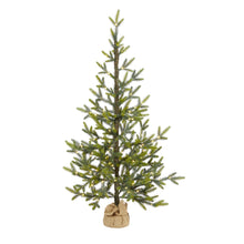 Load image into Gallery viewer, 4' Fraser Fir 'Natural Look' Artificial Christmas Tree w/ 100 Clear LED Lights