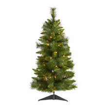 Load image into Gallery viewer, 3' New Haven Pine Artificial Christmas Tree with 50 Warm White LED Lights