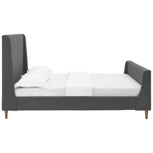 Load image into Gallery viewer, Aubree Upholstered Fabric Queen Sleigh Platform Bed by Modway