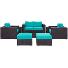 Load image into Gallery viewer, Convene 8 Piece Outdoor Patio Sofa Set by Modway