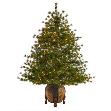 Load image into Gallery viewer, 5.5' Colorado Mountain Pine Artificial Christmas Tree w/ 250 Clear Lights