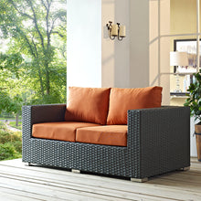 Load image into Gallery viewer, Sojourn Outdoor Patio Sunbrella¨ Loveseat by Modway