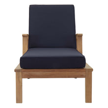 Load image into Gallery viewer, Marina Outdoor Patio Teak Single Chaise by Modway