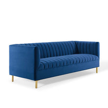 Load image into Gallery viewer, Shift Channel Tufted Performance Velvet Sofa by Modway