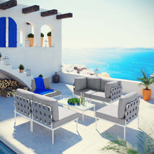 Load image into Gallery viewer, Harmony 7 Piece Outdoor Patio Aluminum Sectional Sofa Set by Modway