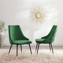 Load image into Gallery viewer, Adorn Performance Velvet Dining Side Chair Set of 2 by Modway
