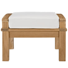 Load image into Gallery viewer, Marina Outdoor Patio Teak Ottoman by Modway