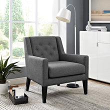Load image into Gallery viewer, Earnest Upholstered Fabric Armchair by Modway
