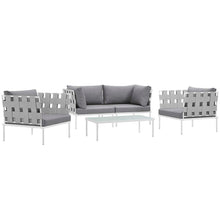 Load image into Gallery viewer, Harmony 5Piece Outdoor Patio Aluminum Sectional Sofa Set by Modway