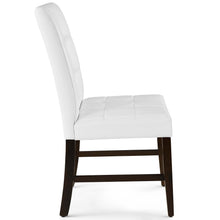 Load image into Gallery viewer, Promulgate Biscuit Tufted Upholstered Faux Leather Dining Side Chair Set of 2 by Modway