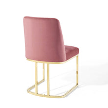 Load image into Gallery viewer, Amplify Sled Base Performance Velvet Dining Side Chair by Modway