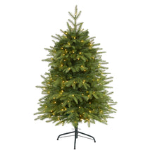 Load image into Gallery viewer, 4' Vancouver Fir 'Natural Look' Artificial Christmas Tree w/ 250 Clear LED Light