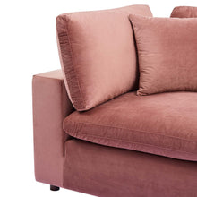 Load image into Gallery viewer, Commix Down Filled Overstuffed Performance Velvet Corner Chair by Modway