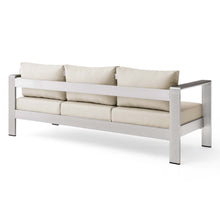Load image into Gallery viewer, Shore Outdoor Patio Aluminum Sofa by Modway