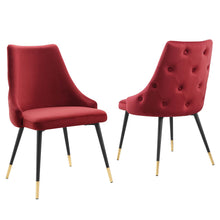 Load image into Gallery viewer, Adorn Performance Velvet Dining Side Chair Set of 2 by Modway