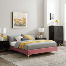 Load image into Gallery viewer, Sutton Performance Velvet Twin Bed Frame by Modway
