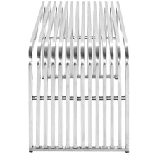 Load image into Gallery viewer, Pipe 47" Stainless Steel Bench by Modway