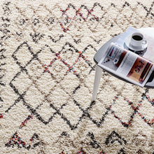 Load image into Gallery viewer, Skadi Rainbow Diamond Shag Area Rug in Multicolor