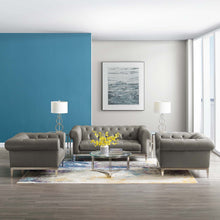 Load image into Gallery viewer, Idyll 3 Piece Tufted Upholstered Leather Set by Modway