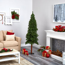 Load image into Gallery viewer, 6' Gr& Alpine Artificial Christmas Tree w/ 300 Clear Lights & 601 Bendable