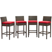 Load image into Gallery viewer, Conduit Bar Stool Outdoor Patio Set of 4