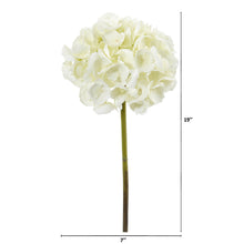 Load image into Gallery viewer, 19" Hydrangea Artificial Flower (Set of 3)