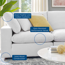 Load image into Gallery viewer, Commix Down Filled Overstuffed Performance Velvet Loveseat by Modway
