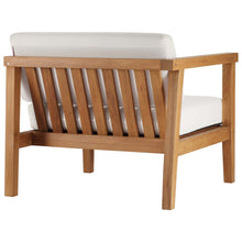 Load image into Gallery viewer, Bayport 3-Piece Outdoor Patio Teak Wood Sectional Sofa Set by Modway
