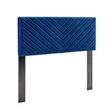 Load image into Gallery viewer, Alyson Angular Channel Tufted Performance Velvet Full / Queen Headboard by Modway