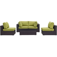 Load image into Gallery viewer, Convene 5 Piece Outdoor Patio Sectional Set by Modway
