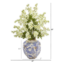 Load image into Gallery viewer, 23" Dancing Daisy Artificial Arrangement in Decorative Vase