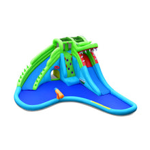 Load image into Gallery viewer, Inflatable Crocodile Style Water Slide Upgraded Kids Bounce Castle with 750W Blower