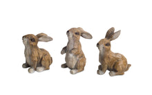 Load image into Gallery viewer, Carved Stone Garden Rabbit Figurine (Set of 6)