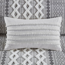Load image into Gallery viewer, Olliix Daria 100% Cotton Oblong Pillow With Tassels By INK+IVY II30-1086