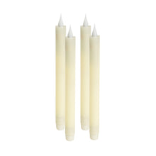 Load image into Gallery viewer, LED Wax Taper Candle with Moving Flame (Set of 4)