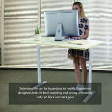 Load image into Gallery viewer, Electric Height Adjustable Standing Desk Frame-Gray