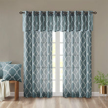 Load image into Gallery viewer, Madison Park Fretwork Print Window Curtain -108" Panel MP40-2026 By Olliix