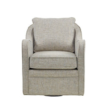 Load image into Gallery viewer, Madison Park Brianne Brianne Wide Seat Swivel Arm Chair- Grey Multi MP103-0985 By Olliix