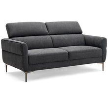 Load image into Gallery viewer, 72.5 Inch Modern Fabric Loveseat Sofa Couch with Adjustable Headrest