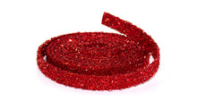 Load image into Gallery viewer, Red Glitter Rope Ribbon (Set of 12 Rolls)