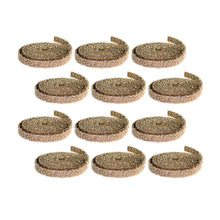 Load image into Gallery viewer, Gold Glitter Rope Ribbon (Set of 12 Rolls)