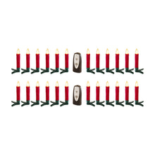 Load image into Gallery viewer, LED Clip on Taper Candle with Remote (Set of 24)