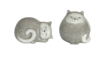 Load image into Gallery viewer, Happy Terra Cotta Cat Shelf Sitter (Set of 4)