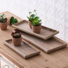 Load image into Gallery viewer, Natural Wooden Nesting Tray (Set of 6)