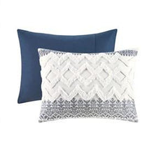 Load image into Gallery viewer, INK+IVY Mila 100% Cotton Printed Comforter Set W/ Chenille II10-1062 By Olliix