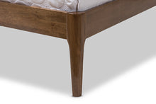 Load image into Gallery viewer, Baxton Studio Jupiter Mid-Century Modern Grey Fabric Upholstered Button-Tufted Full Size Platform Bed